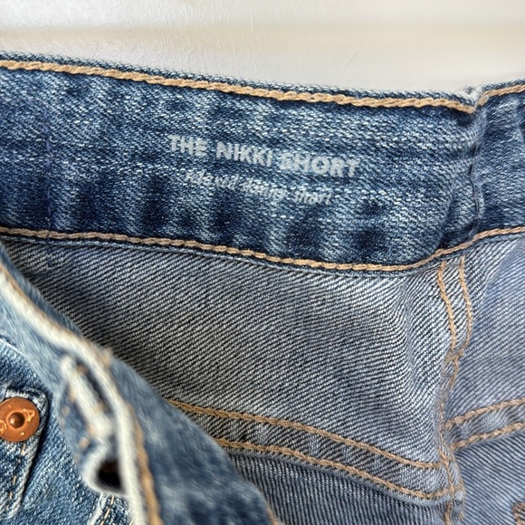 AG Adriano Goldschmied NIKKI Bermuda Shorts Womens Size 26 9” Inseam Raw Cut Hem - Picture 11 of 12